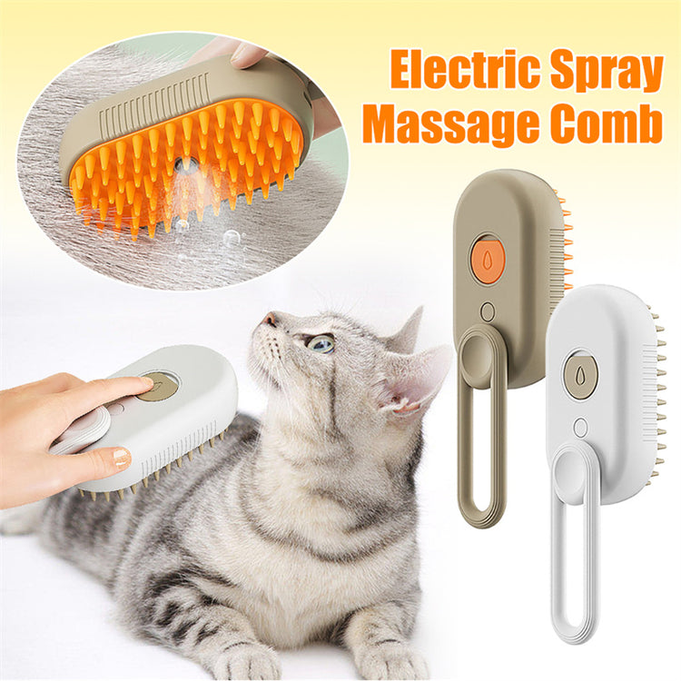 Pet steam brush