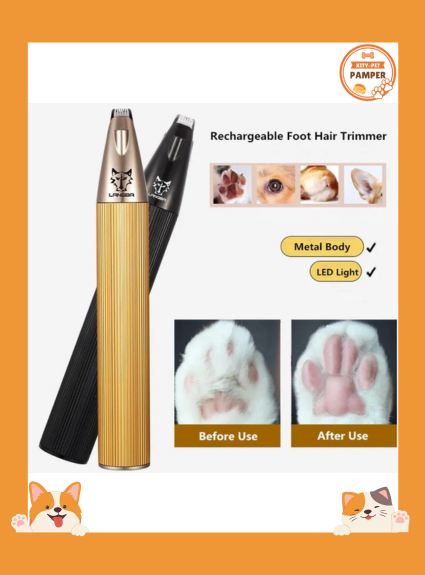 Rechargeable Pet Trimmer Aluminum Alloy Clipper for Dogs and Cats Grooming