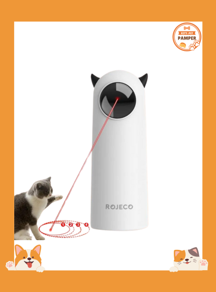 Smart Automatic Cat Laser Toy Interactive & LED Enhanced