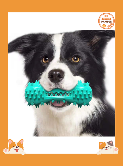 Pet Dog Cleaning Chew Toys for Aggressive Dogs Rubber Molar Stick Dog Oral Teeth