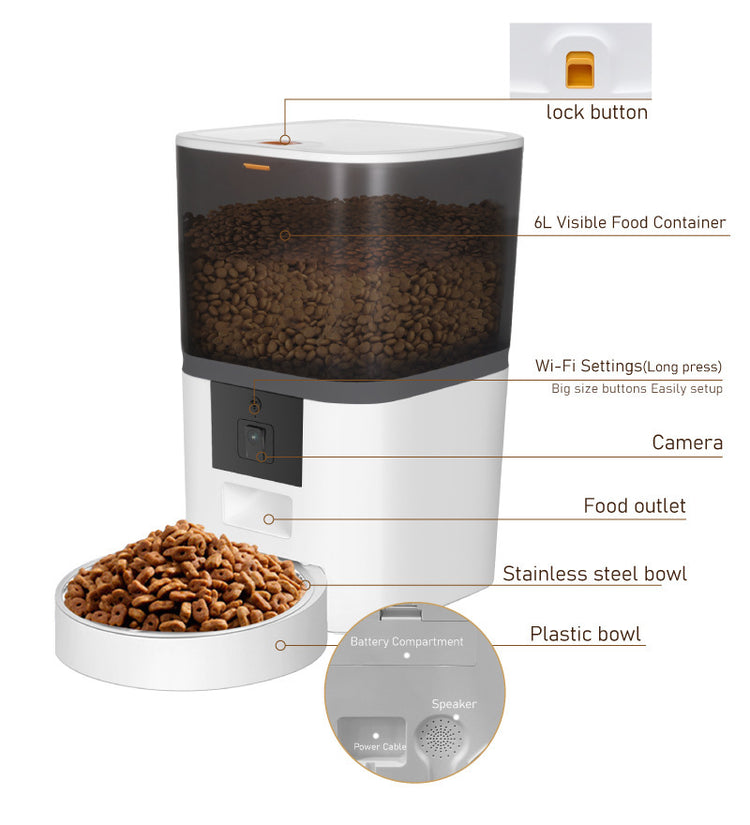 Smart Feed Automatic Dog and Cat Feeder