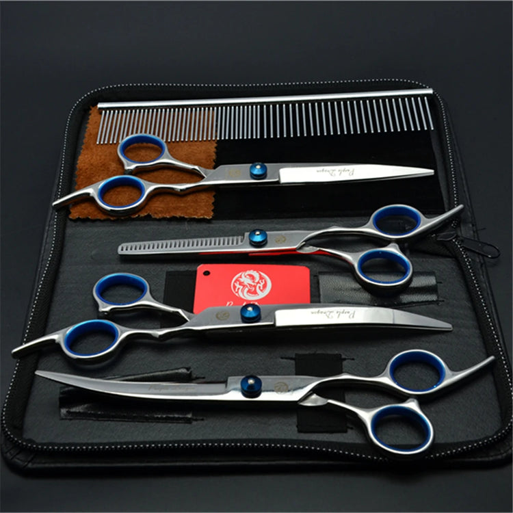 Dog Grooming Scissors 6" 7" Stainless Pet Beauty Scissors Cutting Scissors Thinning Shears Curved Scissors Z3001