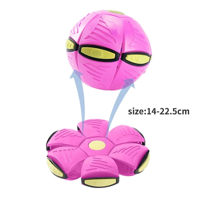 Futurism Saucer Ball Dog Toys Magic Funny Pet Toy Flying Saucer Outdoor Dog Training Toy Pelota Perro Dogs Accessoires