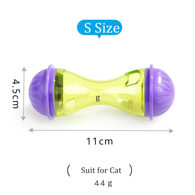 Interactive Dog Cat Food Treat Ball Bowl Toy Funny Pet Shaking Leakage Food Container Puppy Cat Slow Feed Pet Tumbler Toy