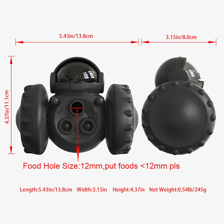 Interactive Dog Tumbler IQ Boost & Slow Feeder Toy