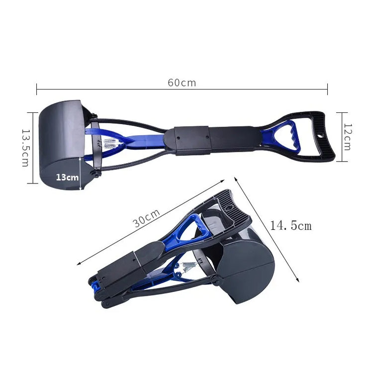 Pet Dog Long Handle Pet Pooper Scooper Dog Cat Waste Picker Jaw Poop Scoop Pick up Clean Waste Cleaning Tools Pet Supplies 60CM