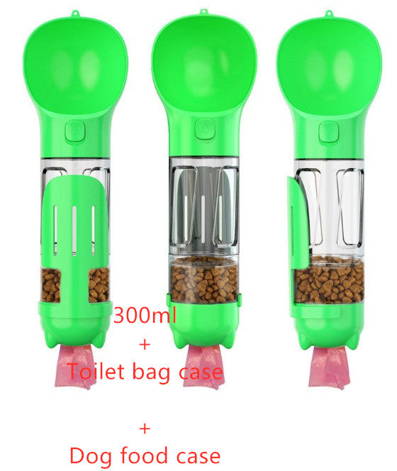 3 In 1 Dog Water Bottle Pet Water Bottle Feeder Bowl
