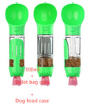 3 In 1 Dog Water Bottle Pet Water Bottle Feeder Bowl