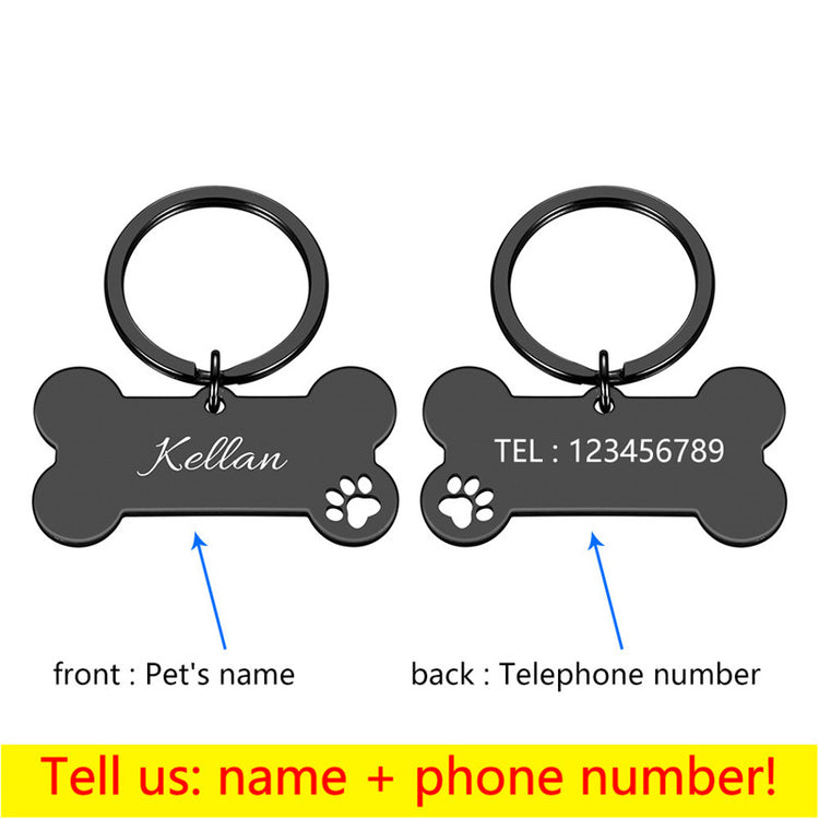 Anti lost Personalized Pet Identity Tag Dog Collar