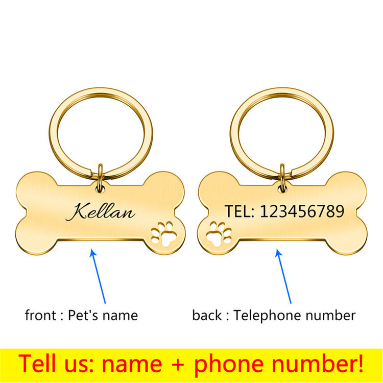 Anti lost Personalized Pet Identity Tag Dog Collar