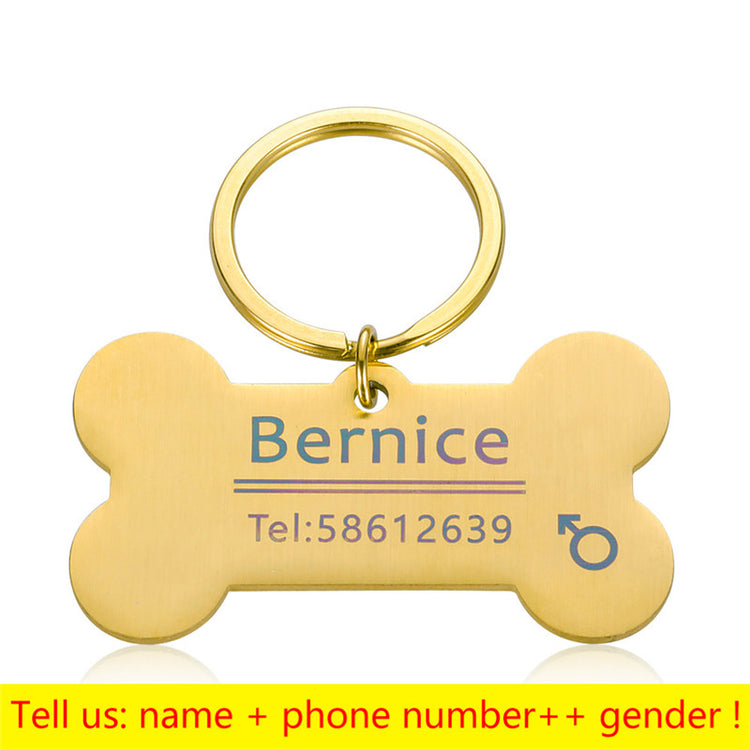 Anti lost Personalized Pet Identity Tag Dog Collar