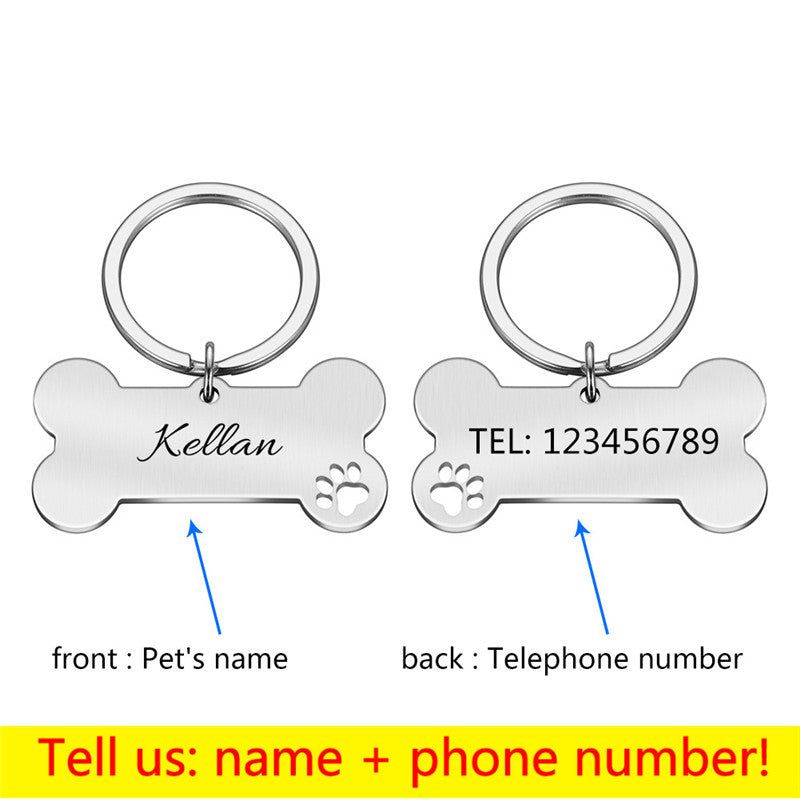 Anti lost Personalized Pet Identity Tag Dog Collar