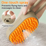 Pet steam brush