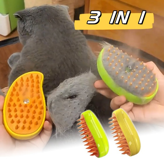 3 in 1 Pet Brush Cat Steam Brush Steamy Dog Brush Electric Spray Cat Hair Brushes Massage Pet Grooming Comb Hair Removal Combs