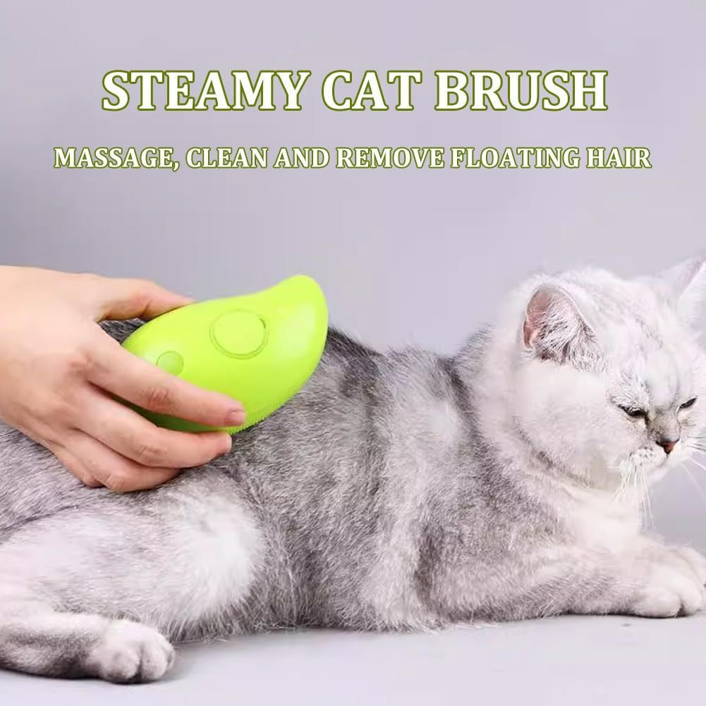 3 in 1 Pet Brush Cat Steam Brush Steamy Dog Brush Electric Spray Cat Hair Brushes Massage Pet Grooming Comb Hair Removal Combs
