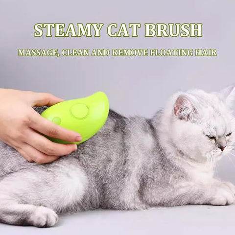 3 in 1 Pet Brush Cat Steam Brush Steamy Dog Brush Electric Spray Cat Hair Brushes Massage Pet Grooming Comb Hair Removal Combs