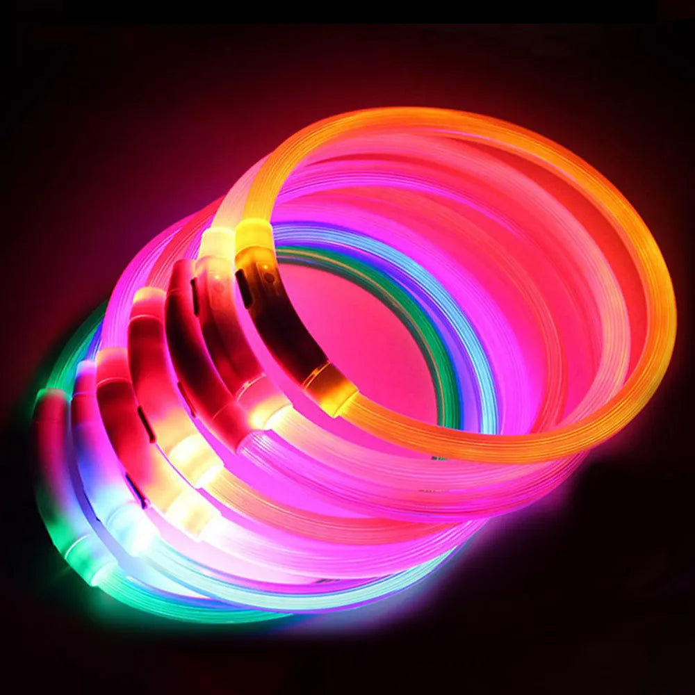 Pet Collars Glowing Luminous Safety Flashing