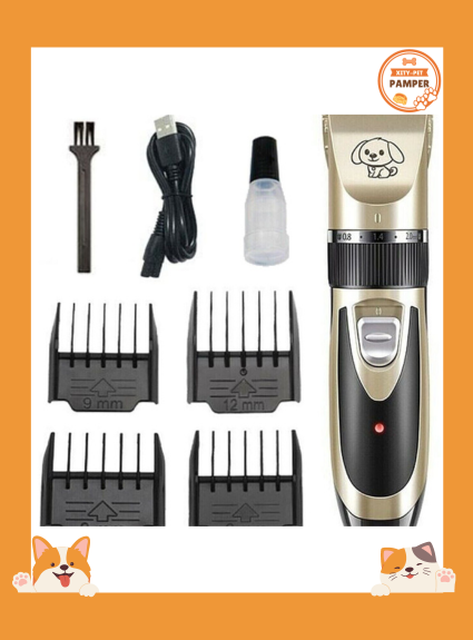 Smooth Grooming Professional Rechargeable Electric Pet Hair Trimmer Universal Voltage Cat & Dog Grooming Clippers