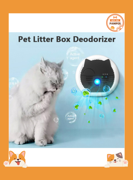FreshLitter: Pet Odor Eliminator & Air Purifier for Cat Toilets Ozone Sterilization