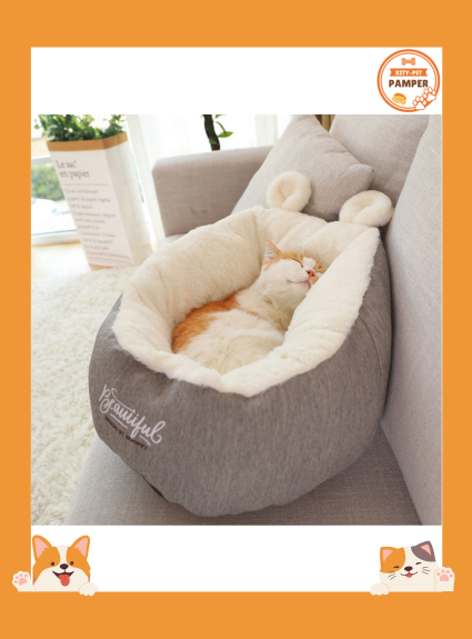 Pet Dog Bed Warming Soft Sleeping Bag Cushion Puppy Kennel