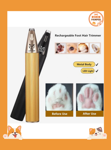 Rechargeable Pet Trimmer Aluminum Alloy Clipper for Dogs and Cats Grooming