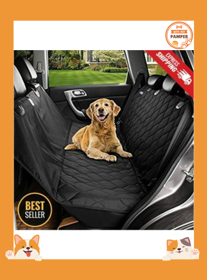 Seat Cover Rear Back Car Pet Dog Travel