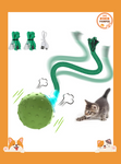 Cat Rolling Ball Toy MotionActivated with Bird Sounds