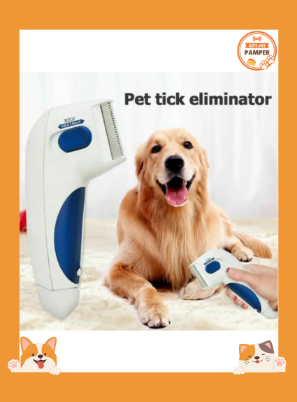 Electric Pet Comb: Flea & Lice Terminator for Dogs and Cats