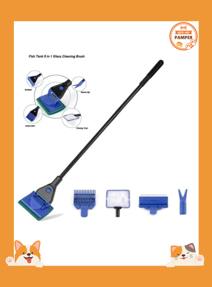 5-in-1 Aquarium Cleaning Set Essential Tools