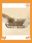 Corrugated Paper Folding Cat Grab Board with Ball Pet Supplies Cat Toys Pet Products