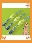 Indestructible Dog Chew Toys with Rope Durable Set for Aggressive Chewers & Play