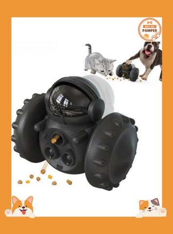 Interactive Dog Tumbler IQ Boost & Slow Feeder Toy