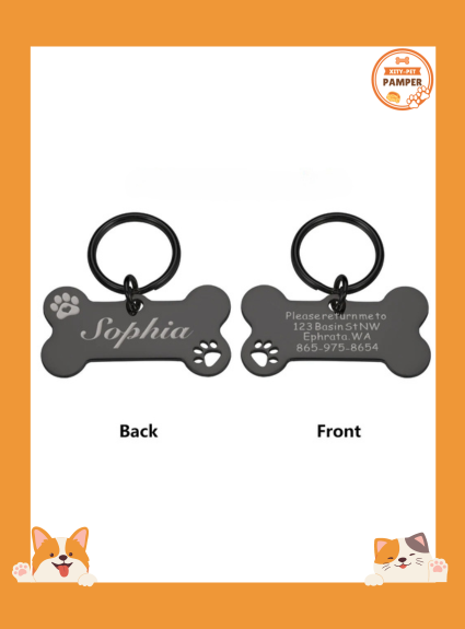 Anti lost Personalized Pet Identity Tag Dog Collar