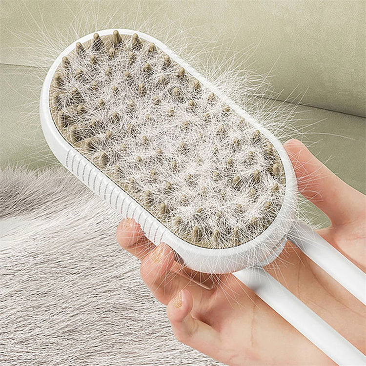 Pet steam brush