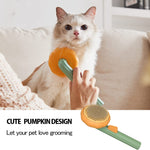 Pumpkin Comb Type Cat and Dog Needle Comb, Dog Brush for Pet Grooming and Hair Remover Supply Puppy Rabbit, Cat Brush Grooming Pet Pumpkin Brush