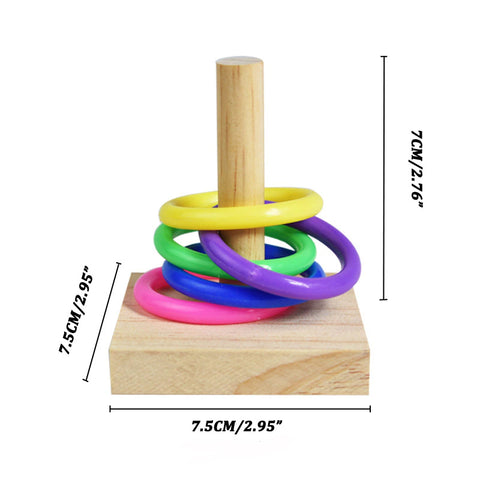 Wooden Block Puzzle Bird Toys Training Set