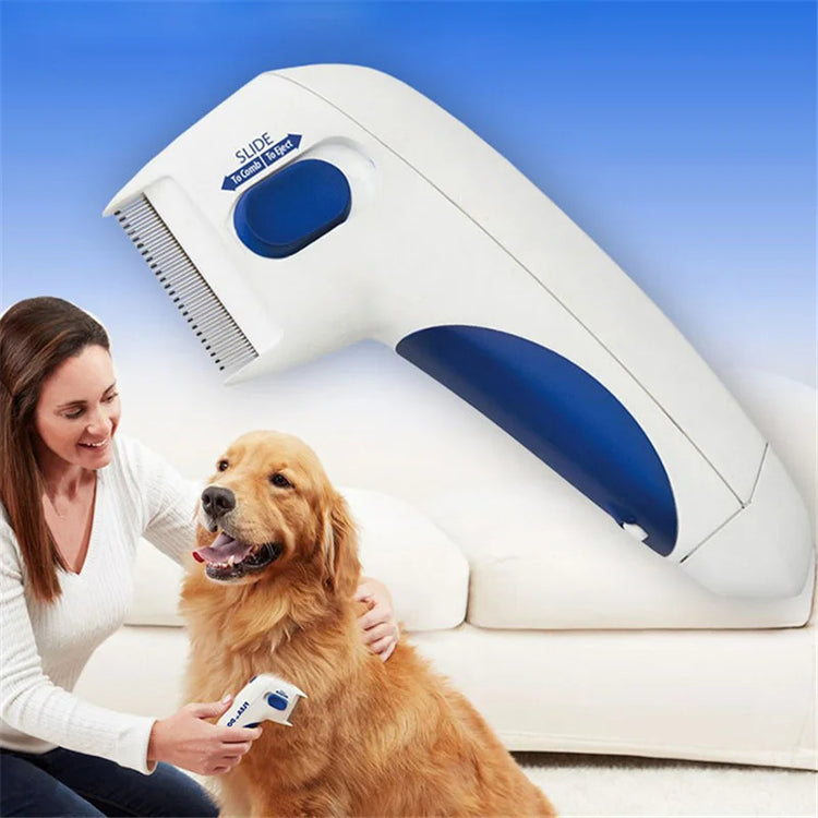 Electric Pet Comb: Flea & Lice Terminator for Dogs and Cats