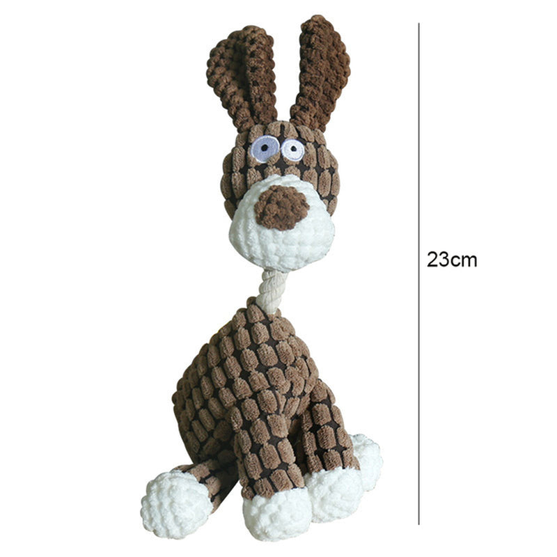 Donkey Shaped Squeaky Chew Toy for Dogs: Fun & Durable