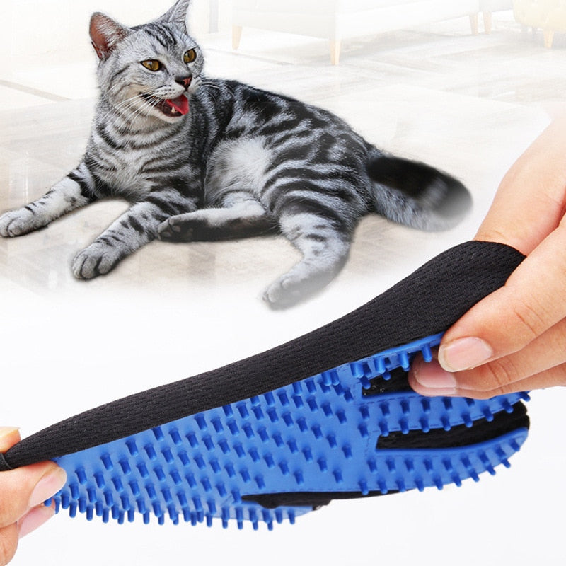 Cat Grooming Glove for Cats Wool Glove Pet Hair Deshedding Brush Comb Glove for Pet Dog Cleaning Massage Glove for Animal Sale
