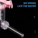 1PC Random Color 80/125/250 Ml Plastic Hamster Drinking Water Bottle Dispenser Feeder Hanging Guinea Pig Drinking Head Portable