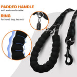 Hands Free Jogging: Elastic Dog Leash with Adjustable Waist & Padded Handle Reflective for Safe Running with Your Pet