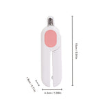 Dog and Cat Nail Clippers, Pet Nail Trimmers with LED Light, and Circular Cut-Hole Cat Paw Cutter Dogs Nail Cutter Avoid Excessive Cutting