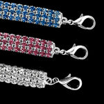 Bling Rhinestone Dog Collar Crystal Puppy Chihuahua Pet Dog Collars Leash for Small Medium Dogs Cats