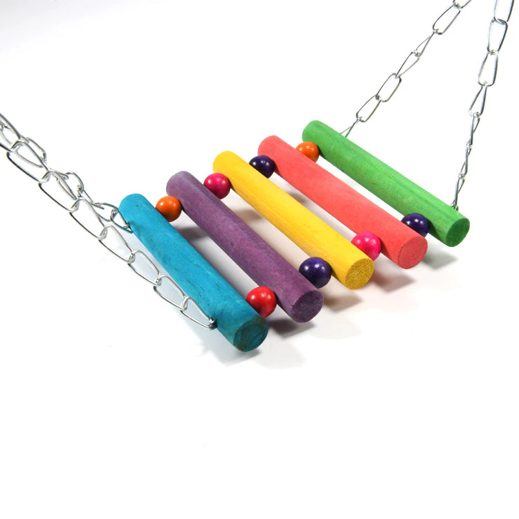 1Pcs Birds Toy Pet Bird Parrot Cockatiel Cage Bird Toys Hangingtoy Brinquedo Hammock Swing Toy