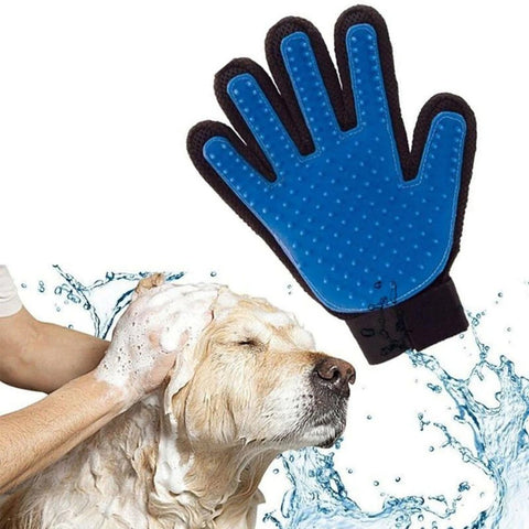 Pet Grooming Massage Glove for Animal Deshedding Brush