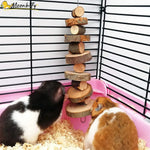 Natural Organic Apple Wood Chew Toy Small Animal Snack Toys Suitable for Rabbits Chinchilla Guinea Pigs Hamsters Smallanimal Toy