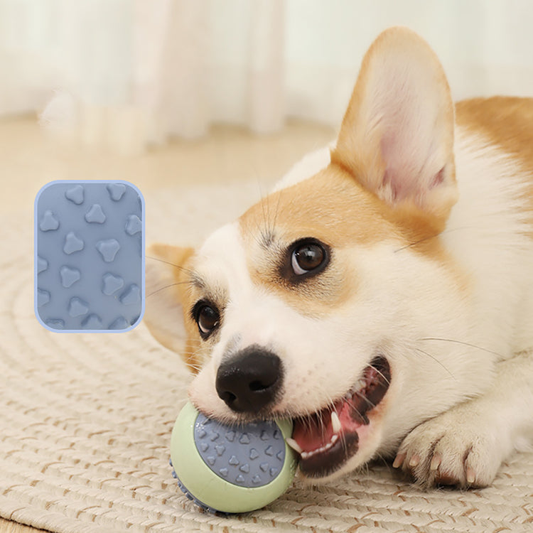 Dog Chew Ball Toy Durable Dog Ball Toy for Aggressive Chewers, a Natural Rubber Dog Toy for Large Medium Dogs That Helps with Dog Separation Anxiety, Dishwasher Safe