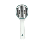 Cat Comb Dog Hair Remover Brush UVC Sterilization Pet Grooming Slicker Needle Comb Cat Sterilization Comb Pet Brush for Shedding and Grooming Self-Cleaning Slicker Brush for Long and Short Hair