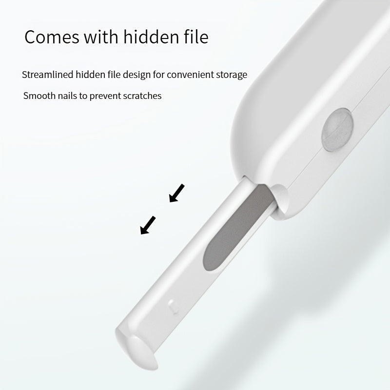 Dog and Cat Nail Clippers, Pet Nail Trimmers with LED Light, and Circular Cut-Hole Cat Paw Cutter Dogs Nail Cutter Avoid Excessive Cutting