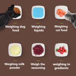 Pet Food Spoon Transparent with Scale Measurement